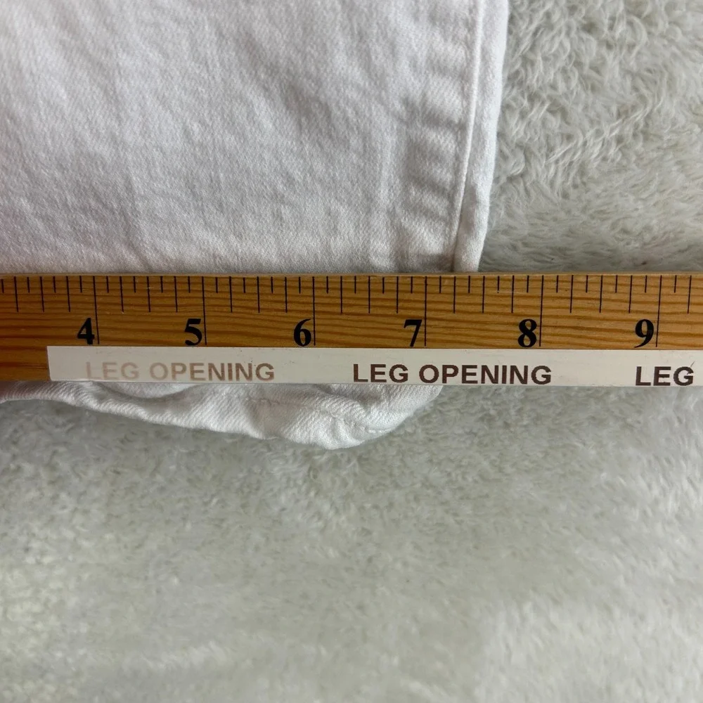 Polo Ralph Lauren Hampton Jeans Mens 31x30 Relaxed Straight White Denim Stretch